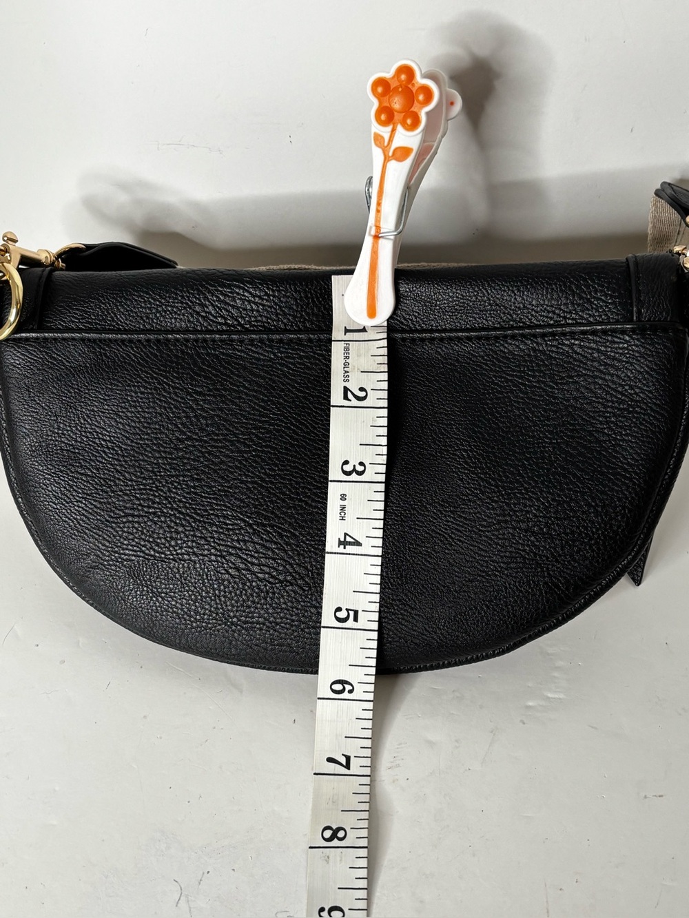 Universal Thread Black and Tan Woven Crossbody Belt Bag - Picture 5 of 7